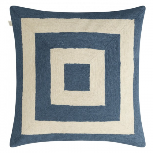 Shilong Blue/Off White Cushion Cover